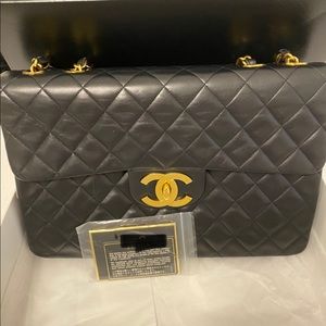 Chanel Jumbo XL lambskin leather